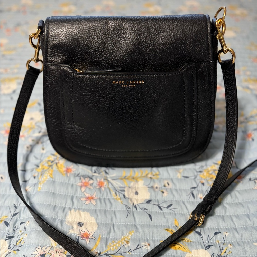 Marc Jacobs Crossbody Bag, Black Leather